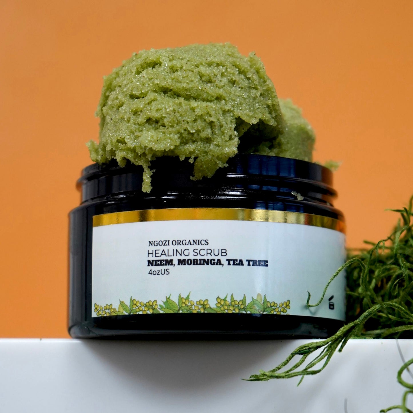 Neem, Moringa and Tea tree Foaming Sugar Scrub